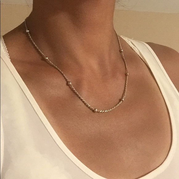 Sterling Sliver matching necklace and bracelet - Picture 3 of 6